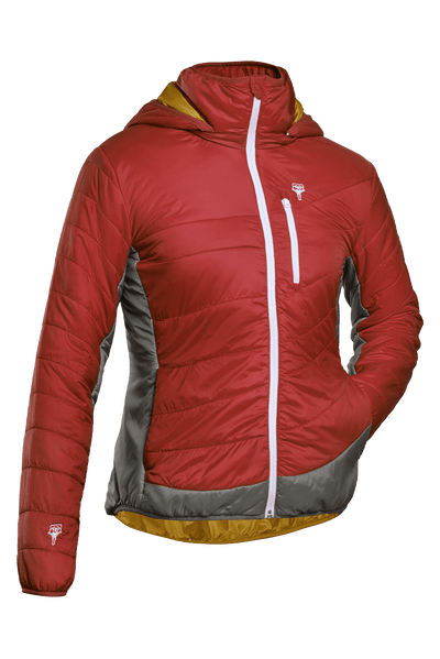 Refreshful SilkWool Jacket | Cherry - Grey  W