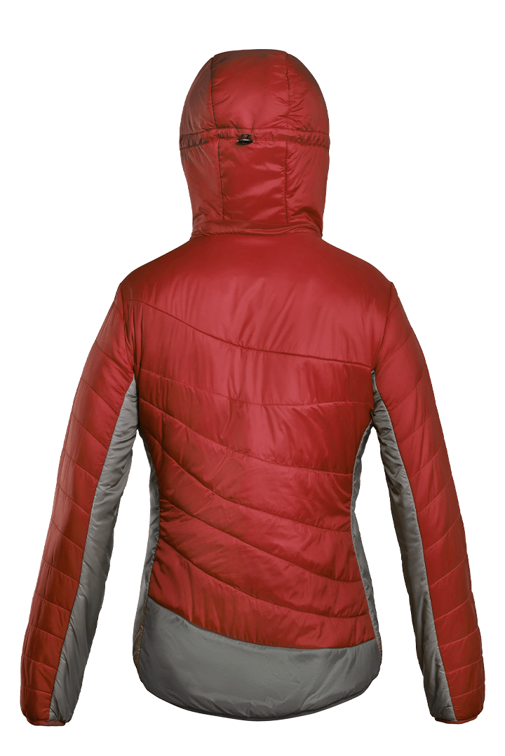 Refreshful SilkWool Jacket | Cherry - Grey  W