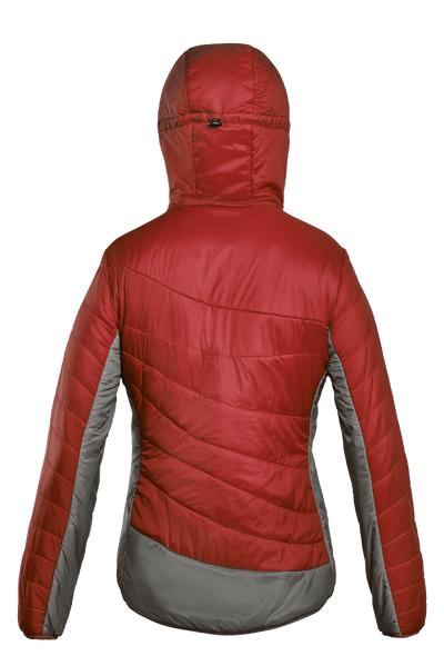 Refreshful SilkWool Jacket | Cherry - Grey  W