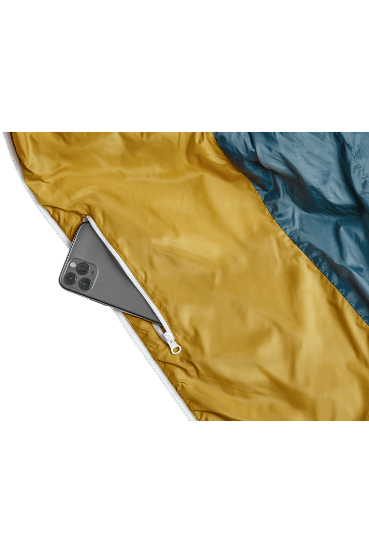 Refreshful SilkWool Jacket | Pineapple - Saphir Blue  W