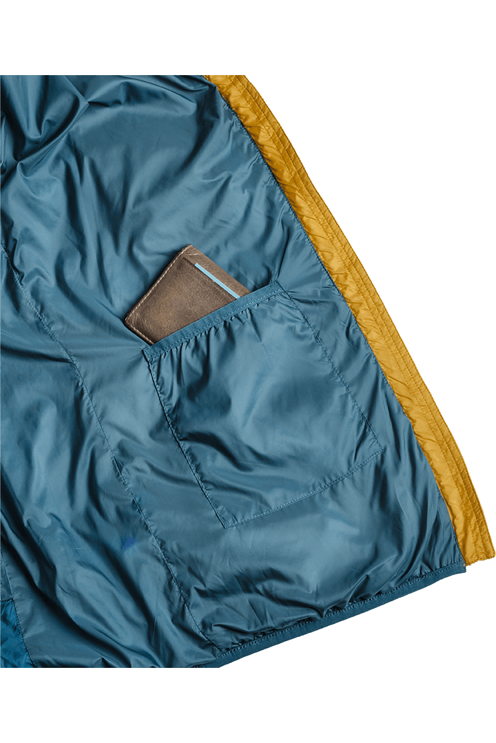Refreshful SilkWool Jacket | Pineapple - Saphir Blue M