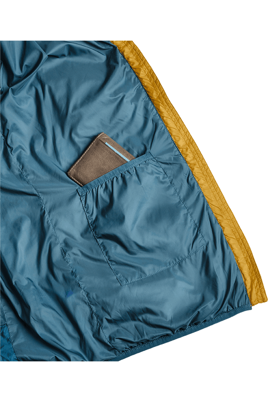 Refreshful SilkWool Jacket | Pineapple - Saphir Blue M
