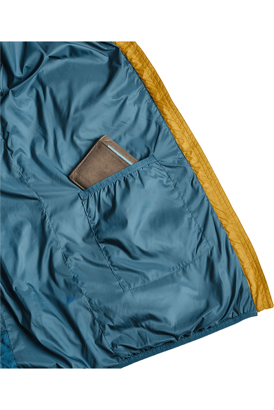 Refreshful SilkWool Jacket | Pineapple - Saphir Blue  M