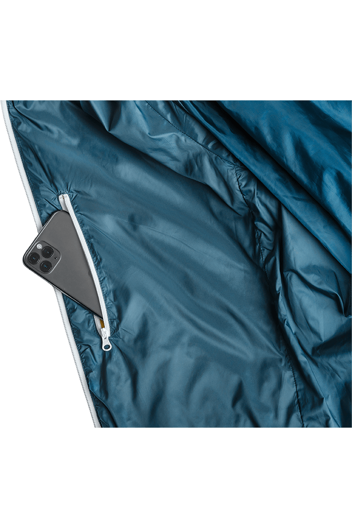 Refreshful SilkWool Jacket | Pineapple - Saphir Blue M