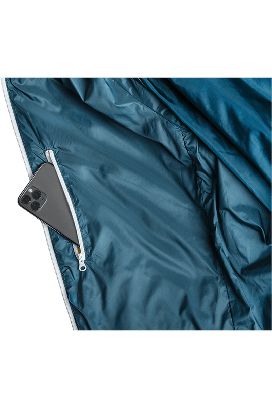 Refreshful SilkWool Jacket | Pineapple - Saphir Blue M