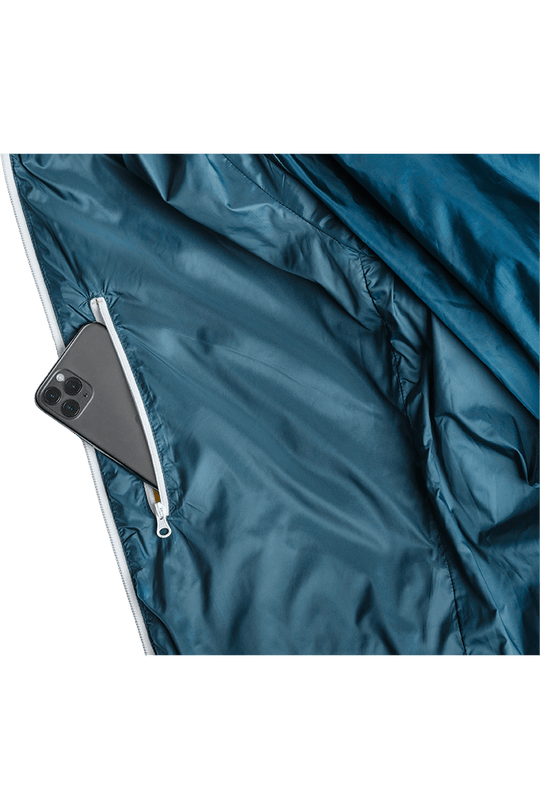 Refreshful SilkWool Jacket | Pineapple - Sapphire Blue M