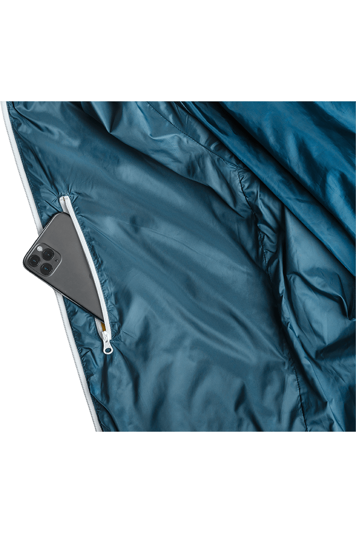 Refreshful SilkWool Jacket | Pineapple - Sapphire Blue M