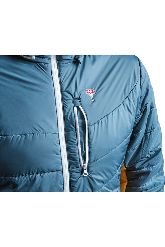 Refreshful SilkWool Jacket | Saphir Blue - Pineapple  M