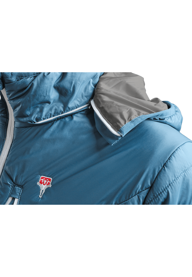 Refreshful SilkWool Jacket | Saphir Blue - Pineapple M