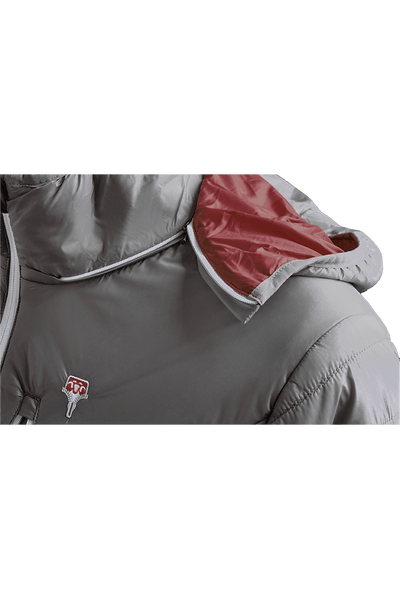 Refreshful SilkWool Jacket | Grey - Cherry  M