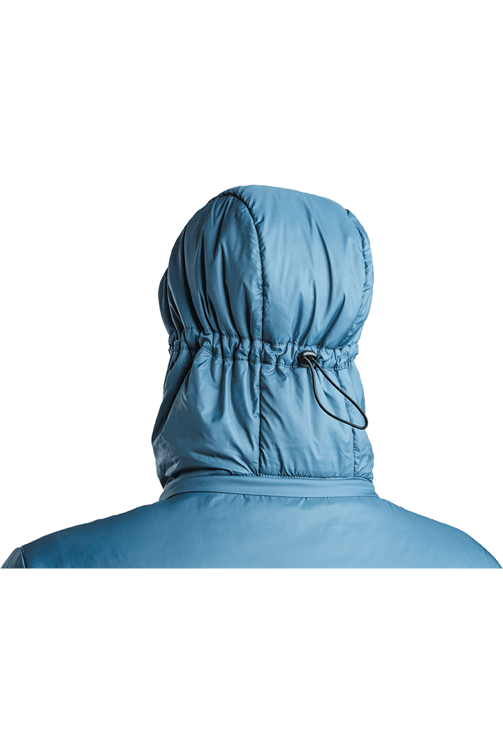 Veste en laine de soie rafraîchissante | Bleu Saphir - Ananas M