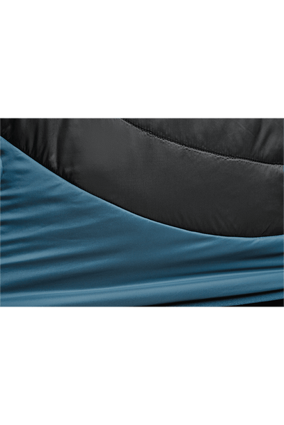 Refreshful SilkWool Jacket | Black - Saphir Blue  M