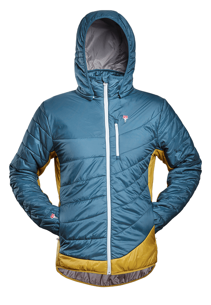 Refreshful SilkWool Jacket | Saphir Blue - Pineapple M