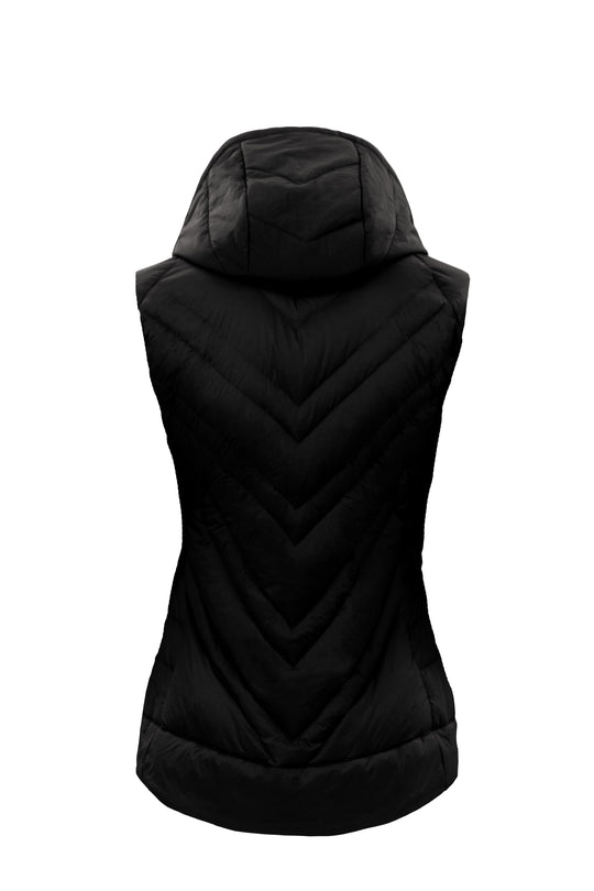 The Lightful DownWool Vest W | NOIR