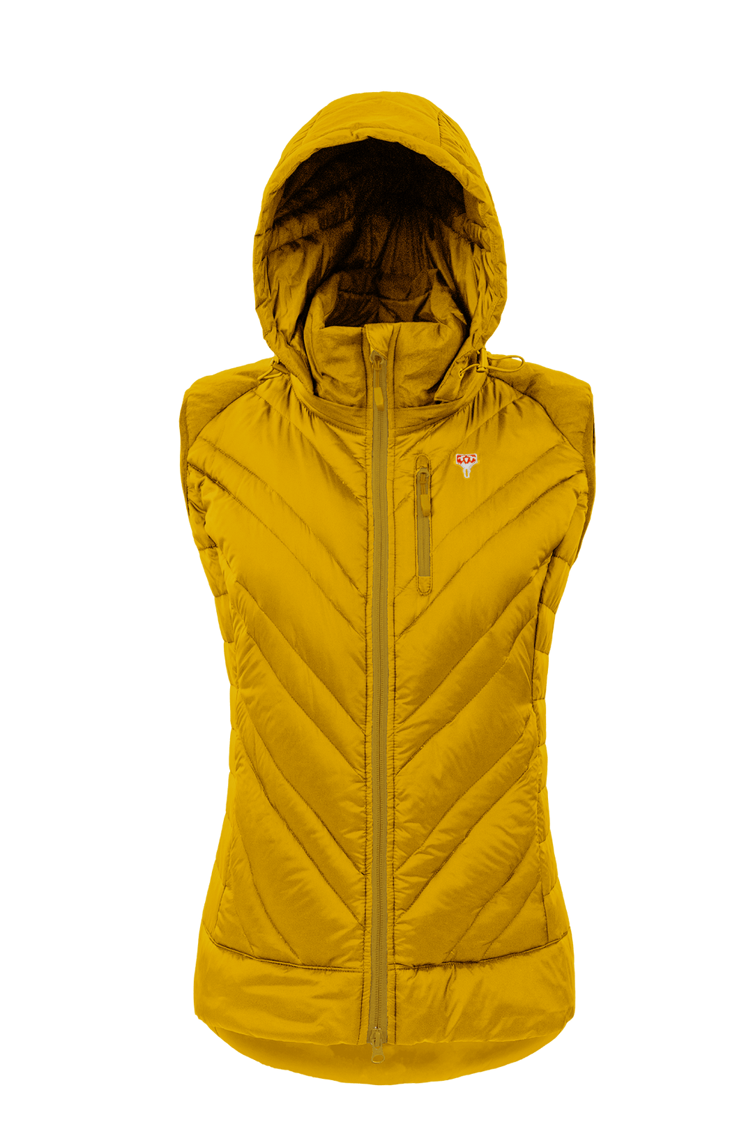 Grüezi bag Lightful DownWool Vest W - V-Kammerkonstruktion