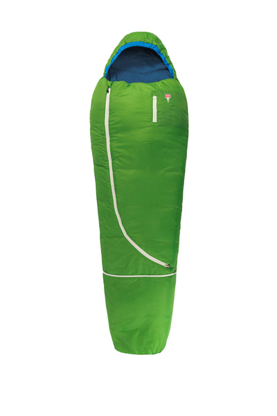 Grüezi bag Kinderschlafsack Biopod Wolle Kids World Traveller Holly Green