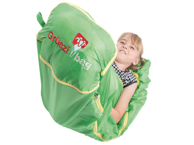 mitwachsender Kinderschlafsack Kids Grow Colorful Gecko Green - hoher Kuschelfaktor
