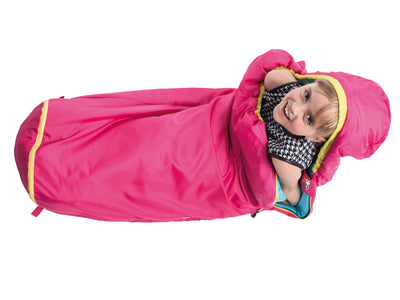 mitwachsender Kinderschlafsack Kids Grow Colorful Rose - Außentasche