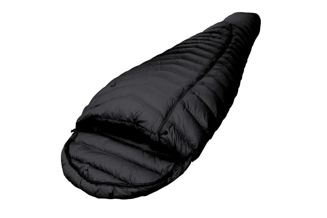 Biopod DownWool Extreme Light 185 Mumienschlafsack in black edition