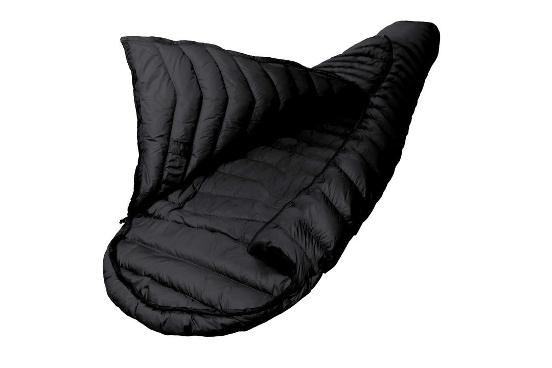 Biopod DownWool Extreme Light 185 Mumienschlafsack in black edition