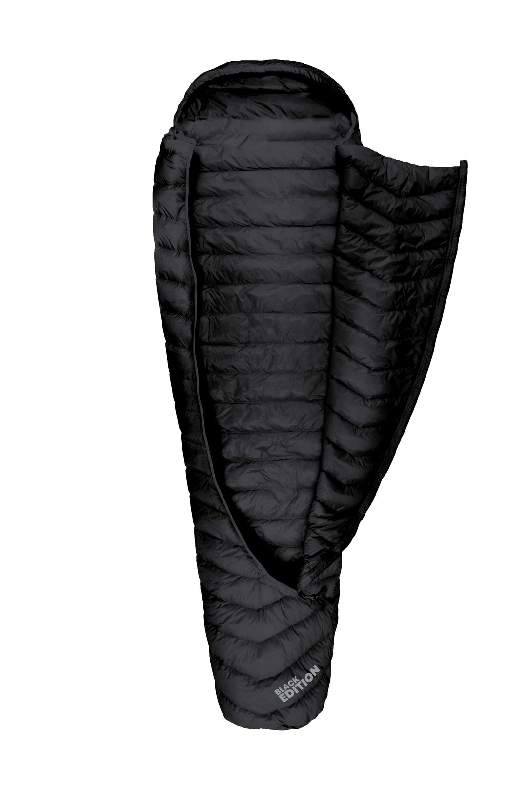 Biopod DownWool Extreme Light 185 Mumienschlafsack in black edition