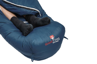Grüezi bag Komfortschlafsack Biopod DownWool Ice 175 - innovative Fußbelüftung