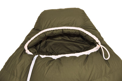 Grüezi bag Biopod DownWool Ice CompostAble - anpassbare Kapuze