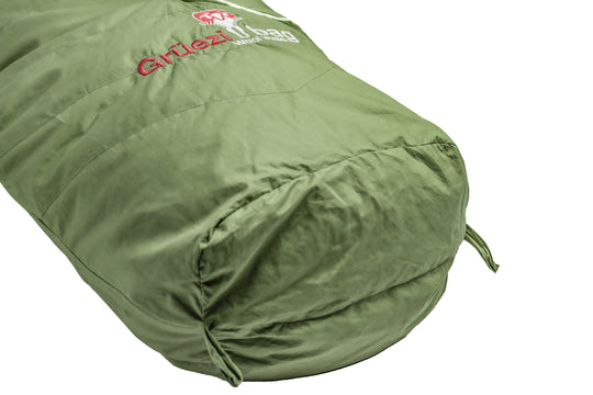 Grüezi bag Komfortschlafsack Biopod DownWool Nature- vorgeformte Fußbox