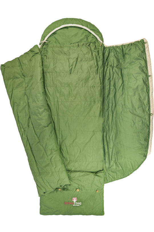 Grüezi bag Deckenschlafsack Biopod DownWool Nature auch als Decke