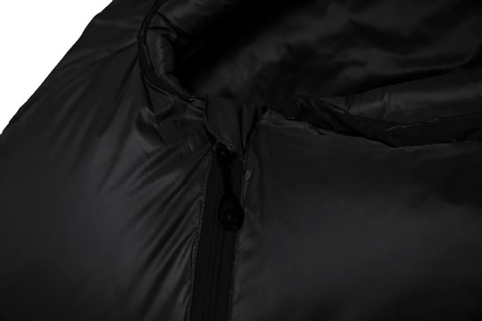 Grüezi bag Wollschlafsack Biopod DownWool Subzero 185 black edition