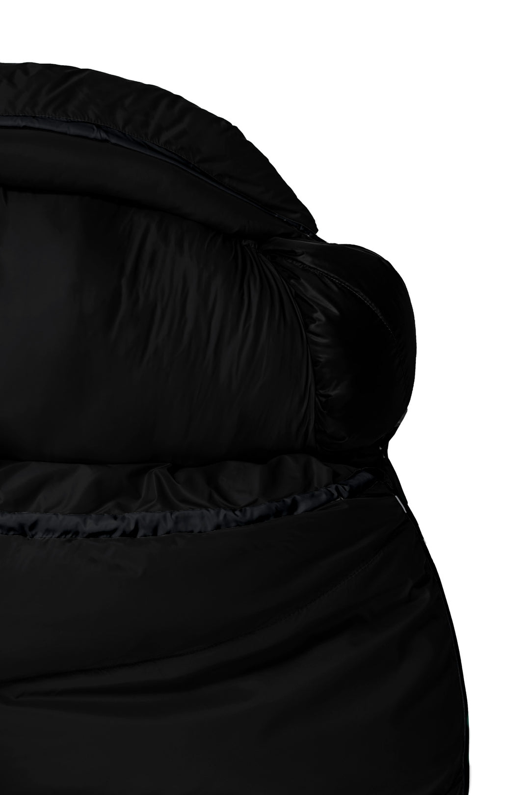 Grüezi bag Wollschlafsack Biopod DownWool Subzero 185 black edition