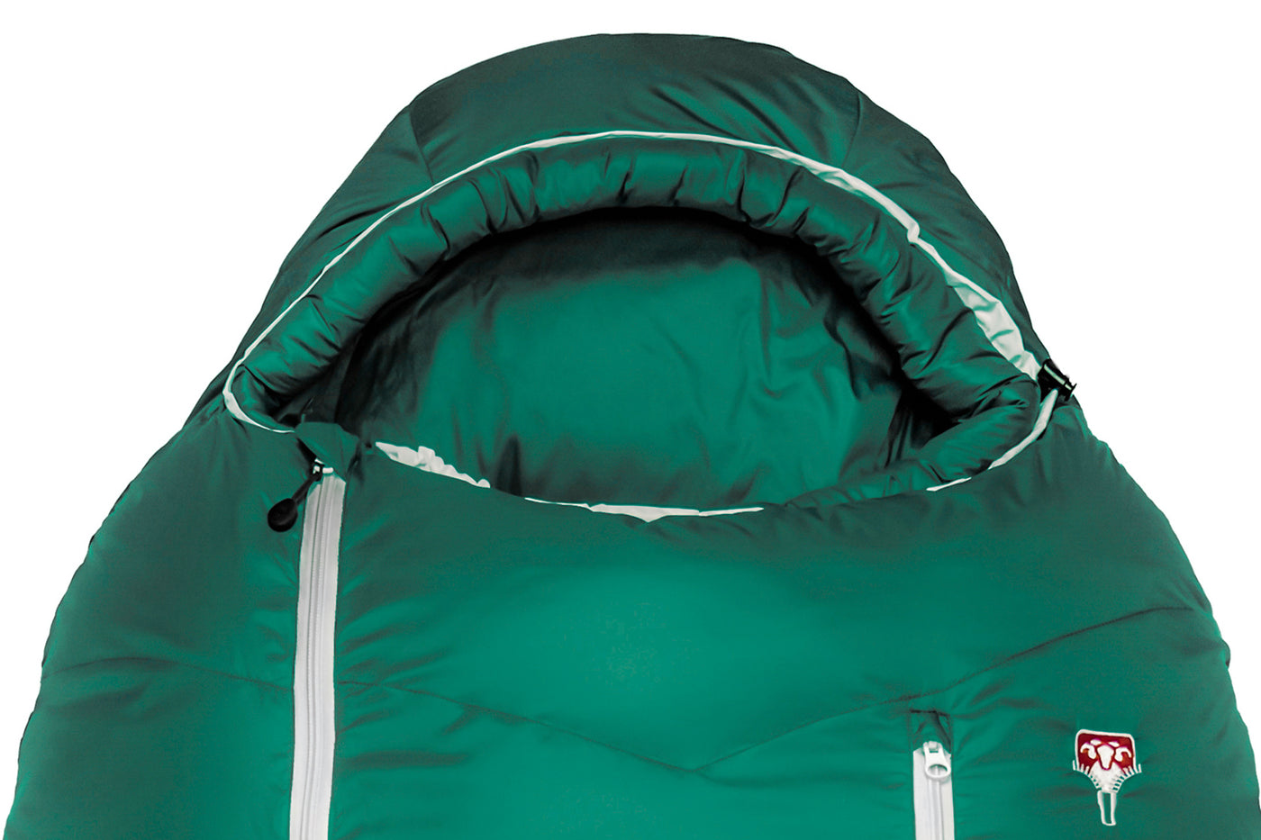 Grüezi bag Mumienschlafsack Biopod DownWool Subzero 200 - anpassbare Kapuze