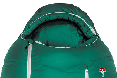 Grüezi bag Mumienschlafsack Biopod DownWool Subzero 200 - anpassbare Kapuze