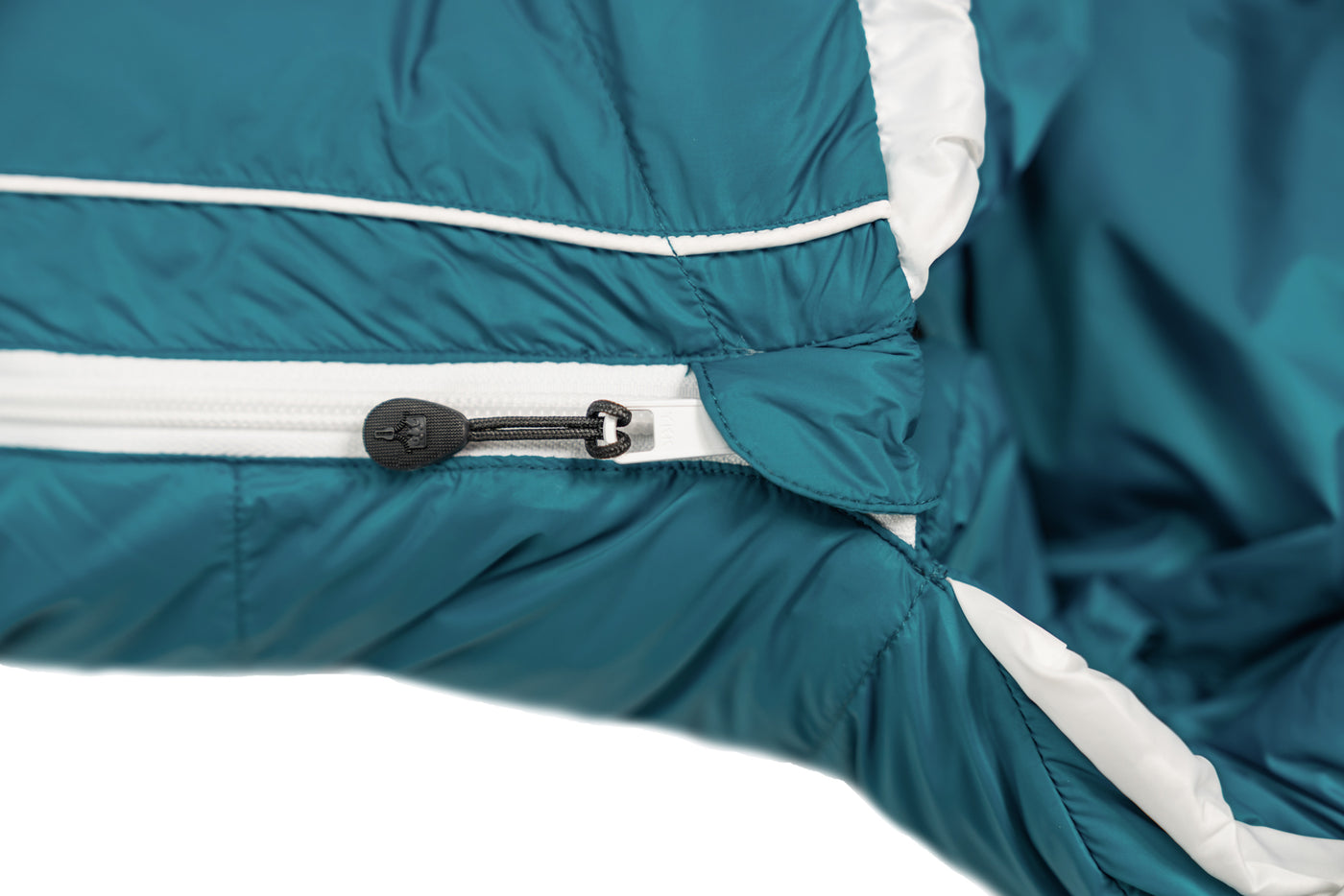 Grüezi bag Daunenschlafsack Biopod DownWool Subzero Comfort - Reißverschlussabdeckung