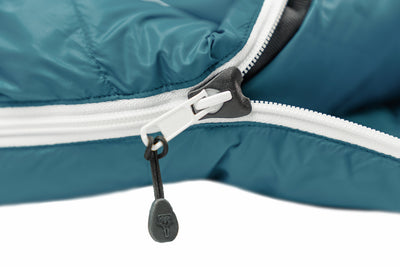 Grüezi bag Deckenschlafsack Biopod DownWool Subzero Comfort - Reißverschluss mit Einklemmschutz