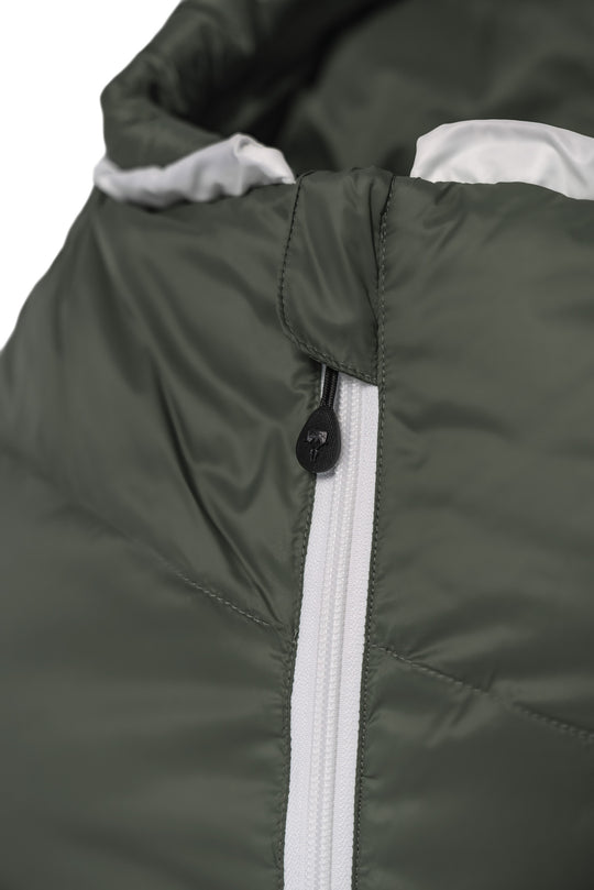 Grüezi bag Komfortschlafsack Biopod DownWool Summer 185 - Reißverschlussabdeckung