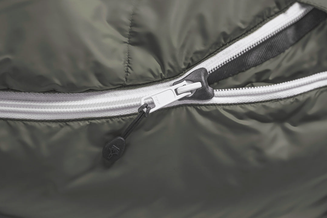 Grüezi bag Mumienschlafsack Biopod DownWool Summer - Anti Snag Zipper 