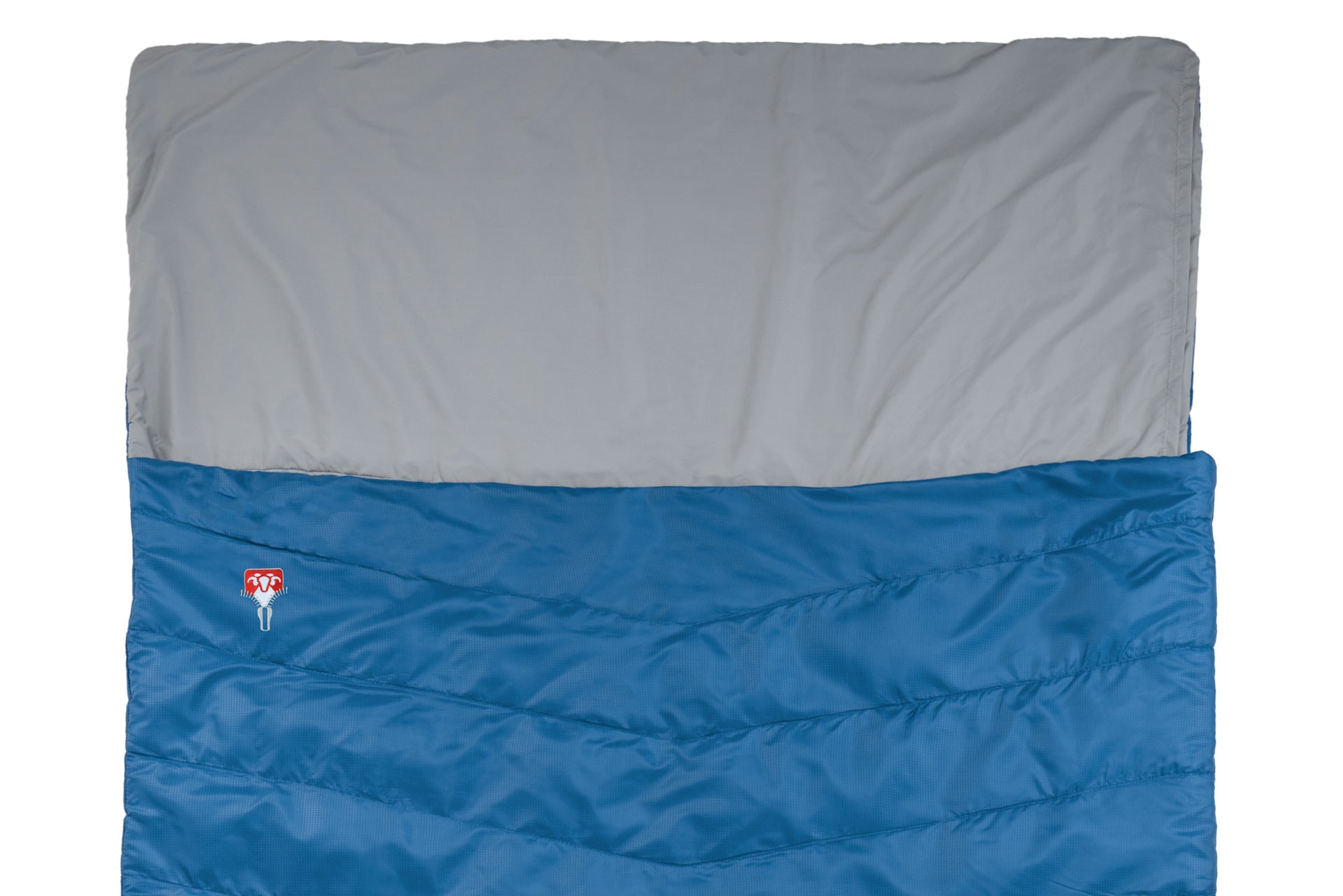 Grüezi bag Hüttenschlafsack Biopod Wolle Almhütte - Kopfkisseneinschubfach an der Rückseite