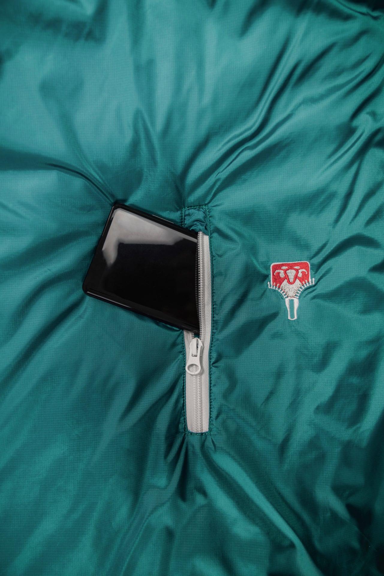 Grüezi bag wool sleeping bag Biopod Wolle Goas Comfort - outside pocket