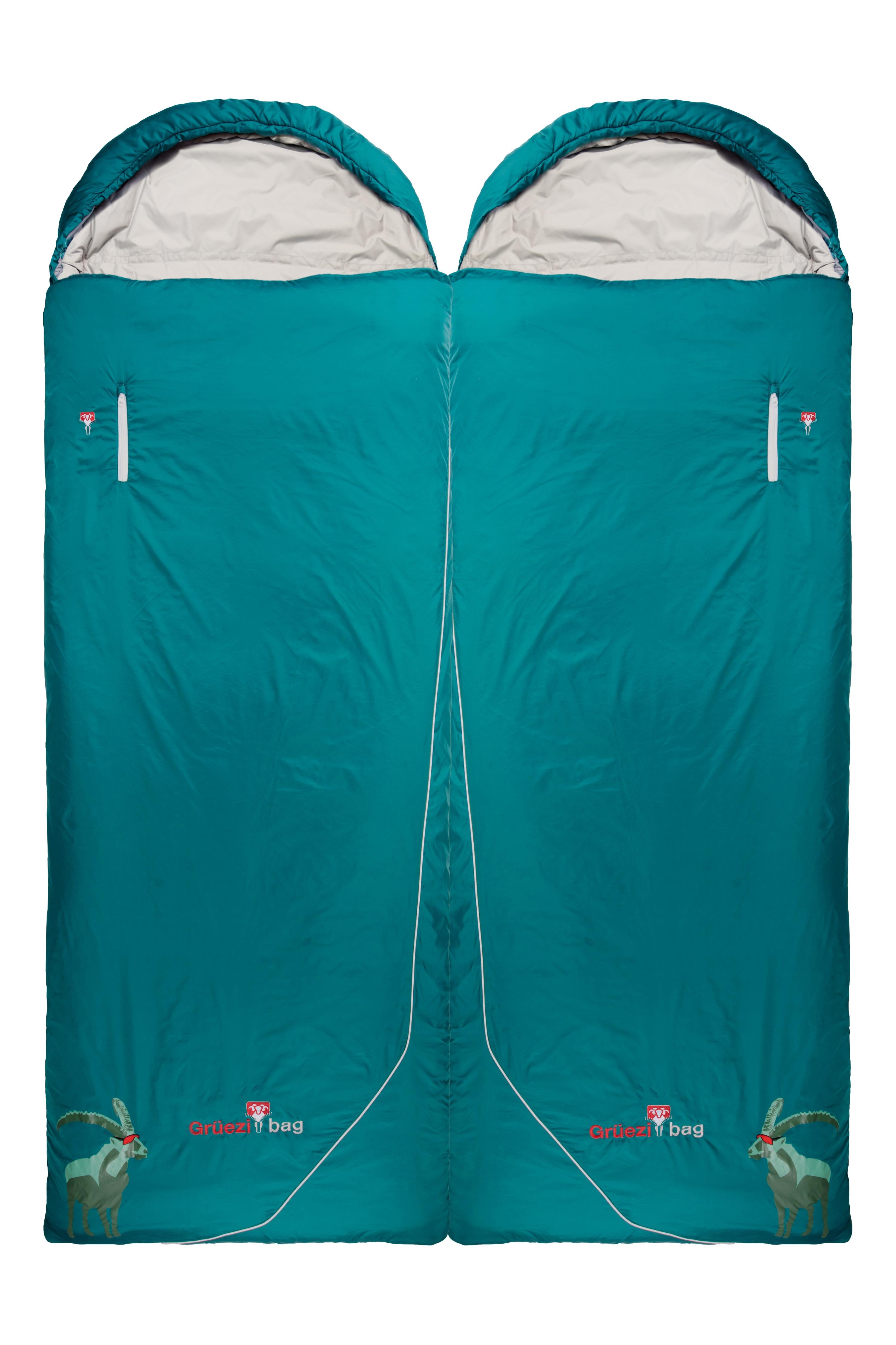 Grüezi bag blanket sleeping bag Biopod Wool Goas Comfort - connectable
