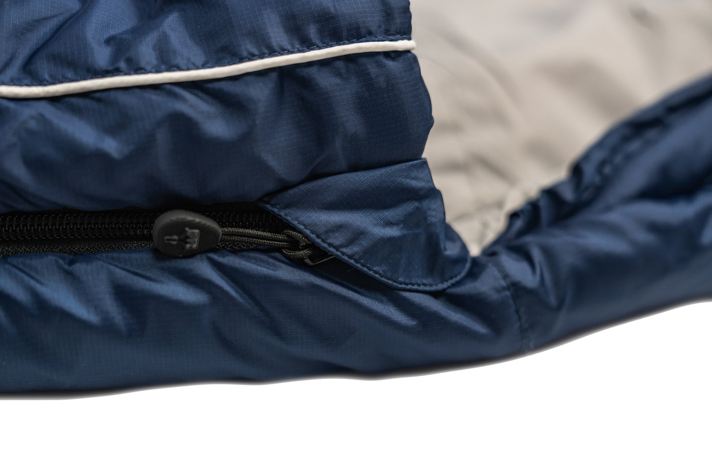 Grüezi bag Komfortschlafsack Biopod Wolle Murmeltier Comfort XXL - Reißverschlussabdeckung