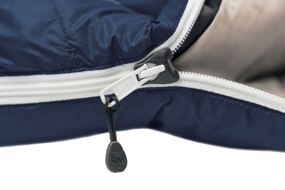 Grüezi bag Wollschlafsack Biopod Wolle Murmeltier Comfort XXL - Reißverschluss mit Einklemmschutz