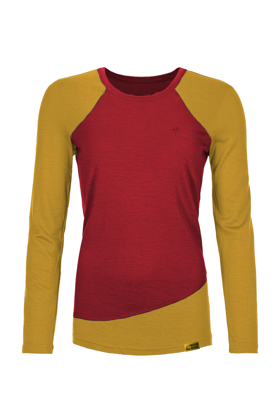 WoodWool Longsleeve Lady Phillippa | Fired Red Brick