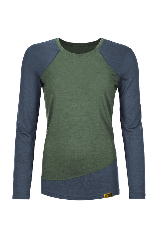 WoodWool Longsleeve Lady Phillippa | Bayberry Green