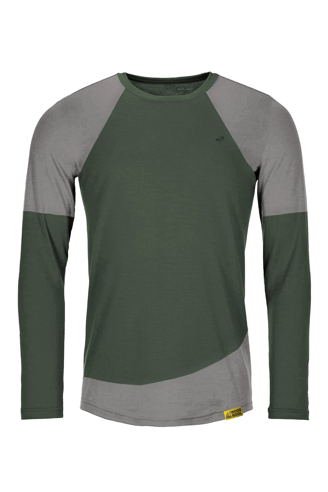 WoodWool Longsleeve Mr. Picard | Bayberry Green
