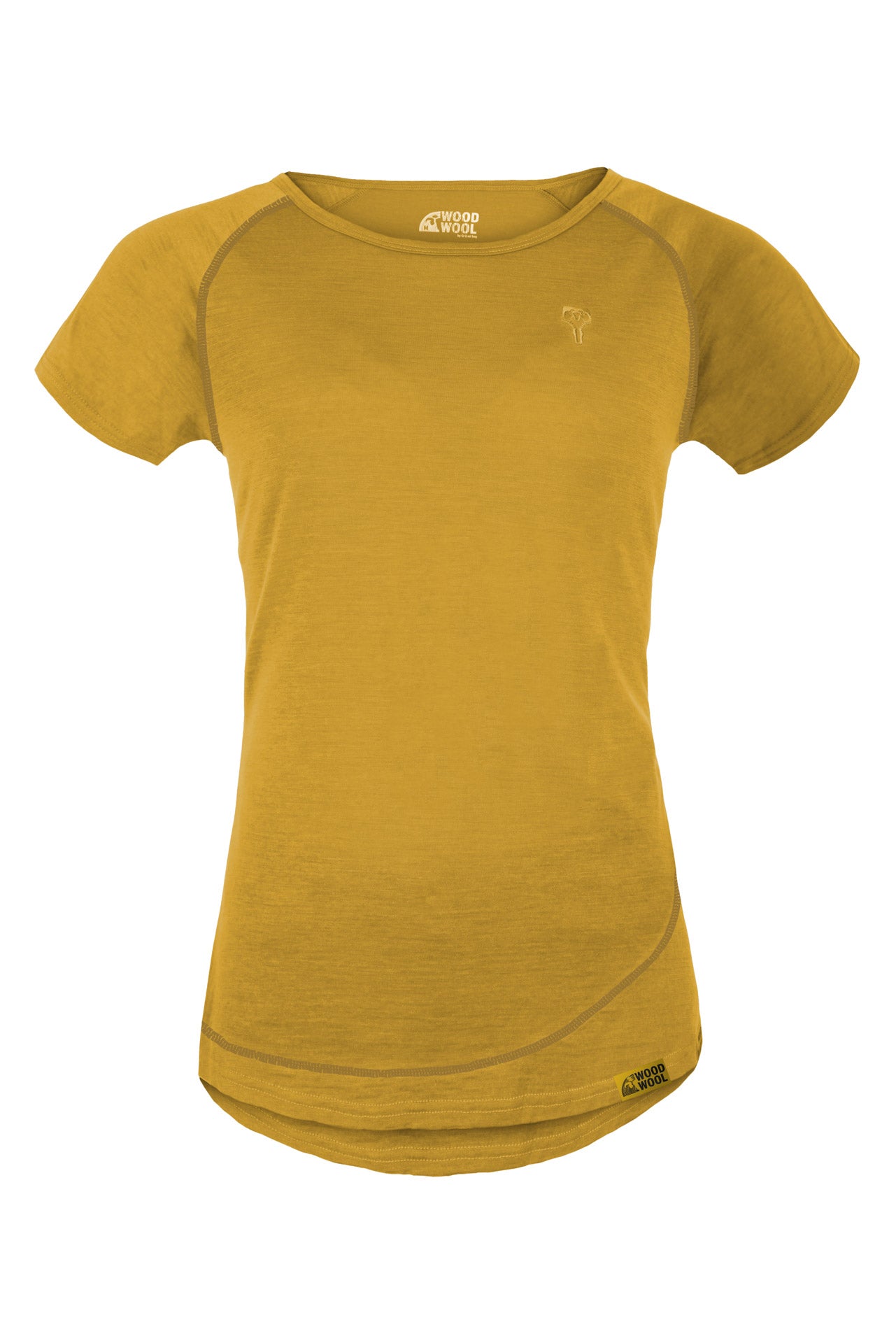 WoodWool T-Shirt Lady Burnham - Daisy Daze Yellow