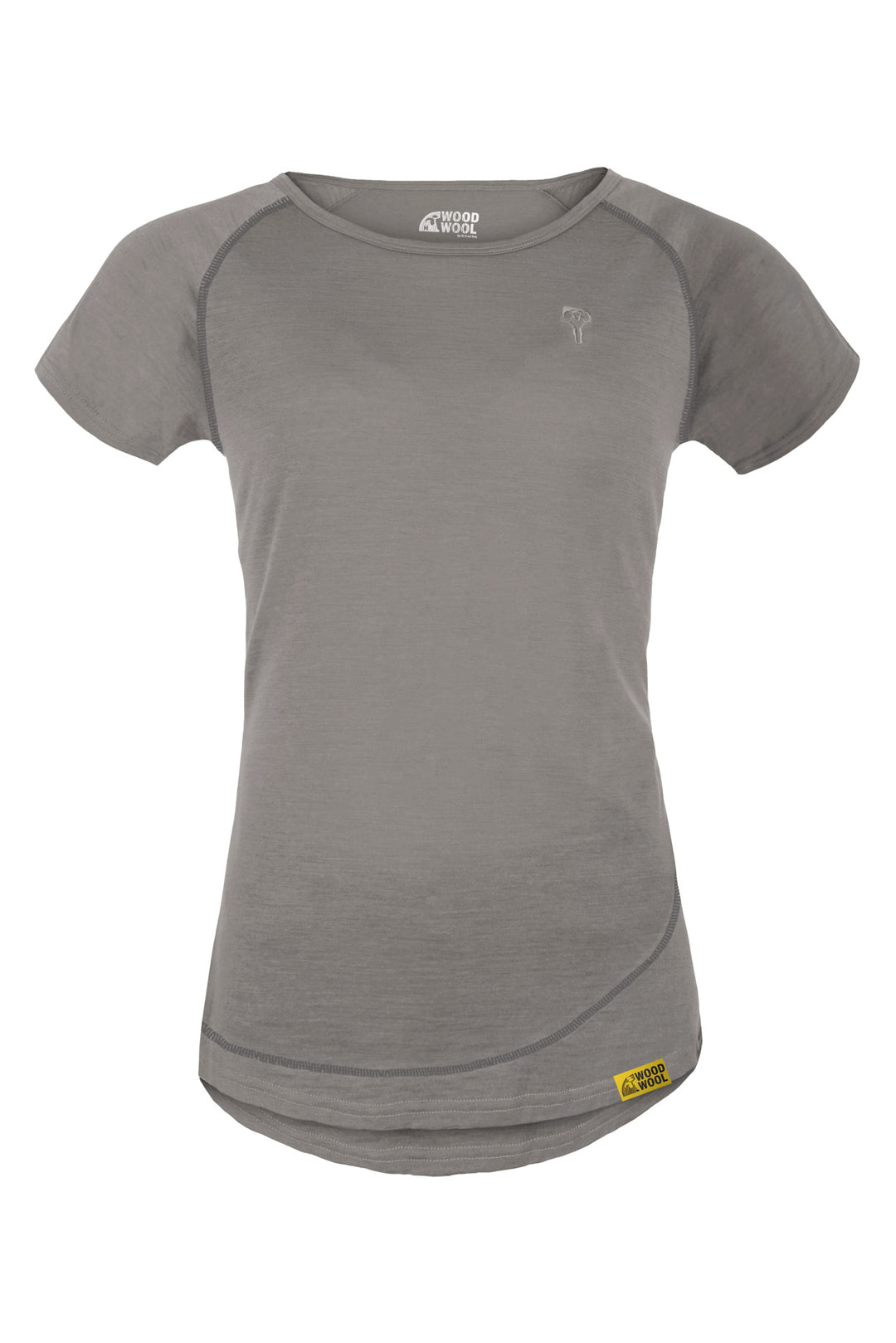 WoodWool T-Shirt Lady Burnham | Slate Grey