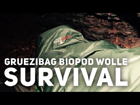 Sac de couchage de survie en laine Biopod