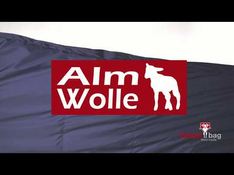 Wolle Murmeltier Comfort XXL Deckenschlafsack  | 4 °C