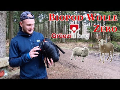 Biopod Wolle Zero | Night Blue  Schlafsack